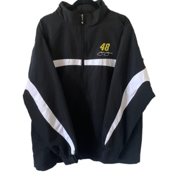 Nascar Chase Authentic #48 Jimmie Johnson size large zip up jacket - Picture 1 of 6